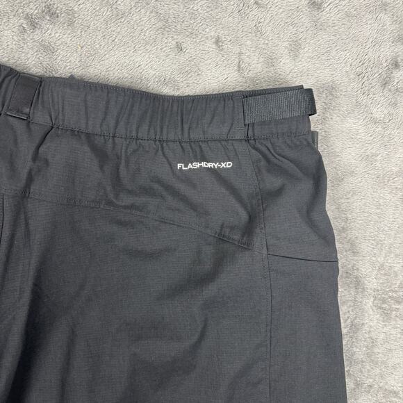 North Face Shorts Mens XL TNF Black Class V Belted Trunks Nylon Hybrid Flash Dry - Picture 7 of 9